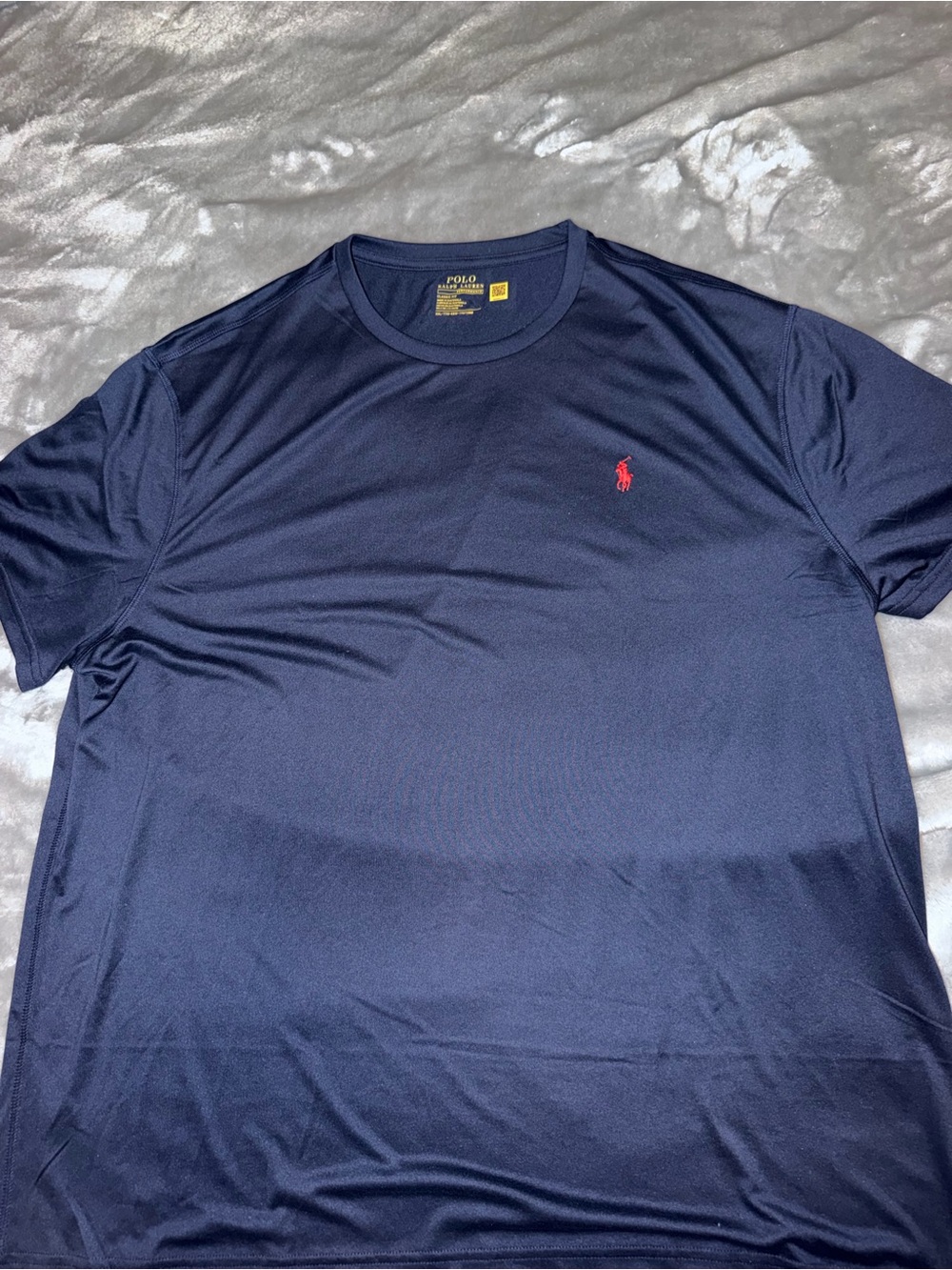 Polo by Ralph Lauren Navy Short-Sleeve Crew Tee with Red Pony